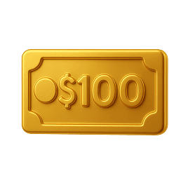 Start as low as $100